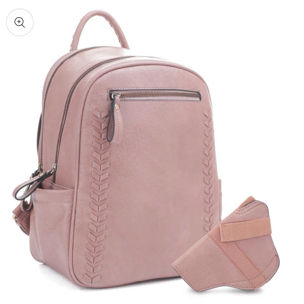 Jessie James MADISON Concealed Carry Backpack Purse Mauve